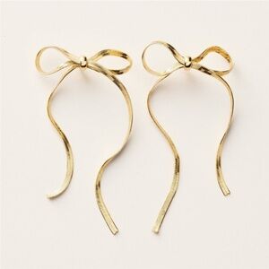 Kate Spade x Target Bow Linear Drop Stud Earrings